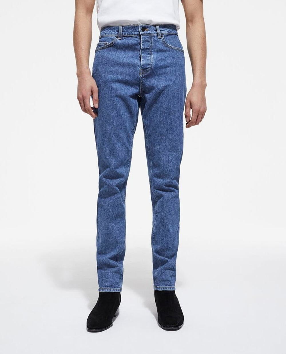 NWT The Kooples Mens Slim Fit Jeans Size 29 Button Fly Vestiaire Casual Denim